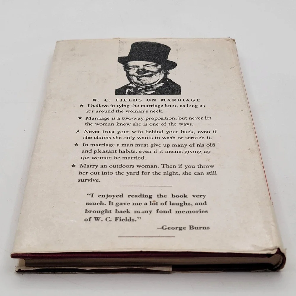 Carlotta Monti W.C. Fields & Me Hardcover 1971 Taiwan Reprint Biography Good